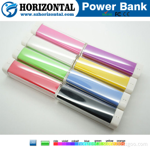 Lipstick Battery Charger Portable Power Bank 2600Mah wholesale